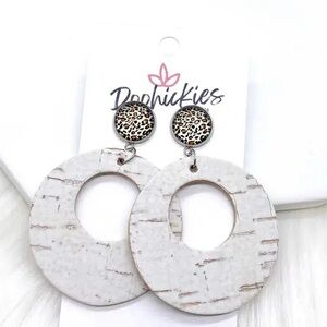 2.5" Double O Dangle Corkies Earrings